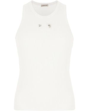 Moncler Sleeveless Vest - White