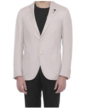 Lardini Single-Breasted Blazer - Grey