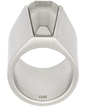 Rick Owens Trunk Ring - White