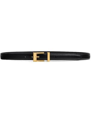 KHAITE Manhattan Buckled Belt - White