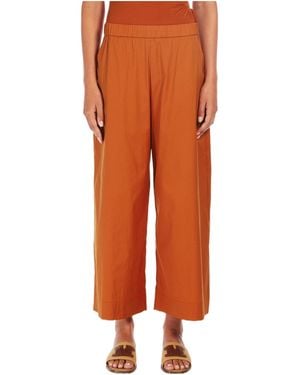 Max Mara Elastic Waist Casual Pants - Orange