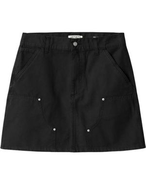 Carhartt Logo-Patch Mini Skirt - Black