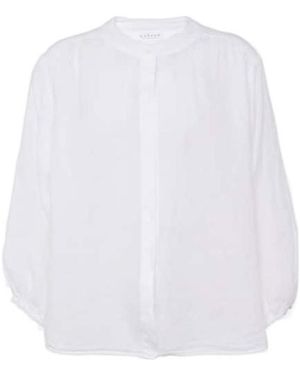 Velvet By Graham & Spencer Linen Blouse - White