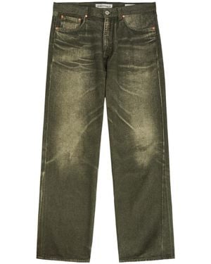 Our Legacy Straight-Leg Denim Jeans - Green