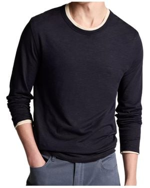 Vince Double-Layer T-Shirt - Blue