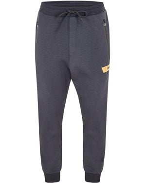 BOSS Closed Hem Woven Tracksuit Sweatpants - Blue