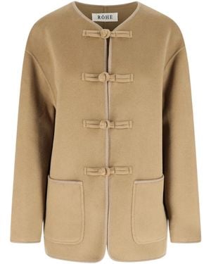 Rohe Double-Faced Jacket - Natural