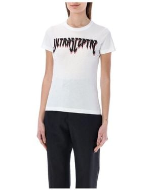 Raf Simons Logo Short-Sleeved T-Shirt - White