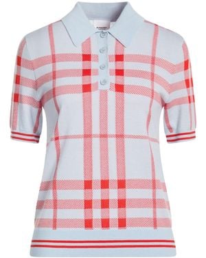 Burberry Signature Printed Knit Top - Red