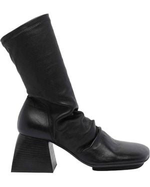 Uma Wang 70Mm Square-Toe Boots - Black