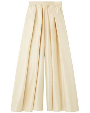 Loro Piana Wide Leg Pants - Natural
