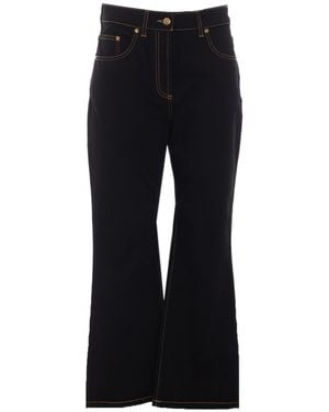 Versace Belt-Loop Jeans - Black
