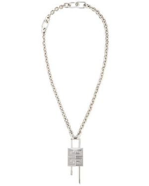 Givenchy Logo Detailed Chained Necklace - White