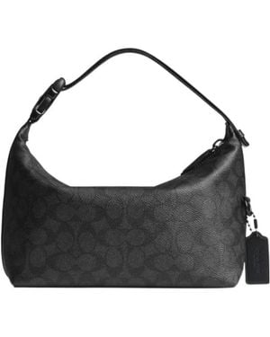 COACH Signature Canvas Tote Bag - Black