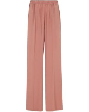 Seventy Elastic Waist Casual Trousers - Pink