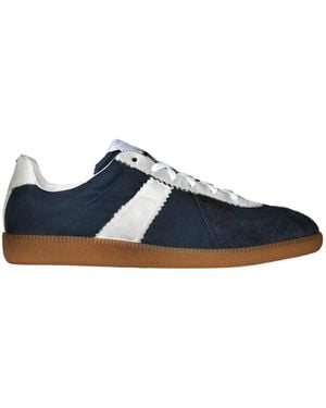 Maison Margiela Logo Sneakers - Blue
