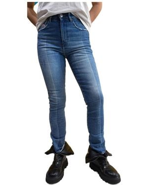 DIESEL Slim Flared Jeans - Blue