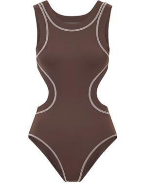 STAUD Dolce One Piece - Brown
