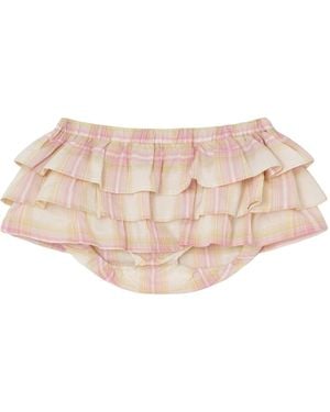 GIMAGUAS Elastic Waist Mini Skirt - Pink