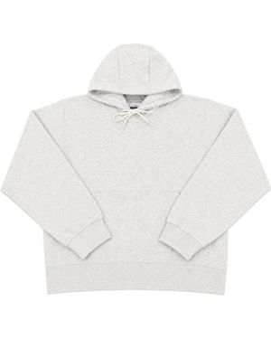 Nike Logo-Embroidered Hoodie - White