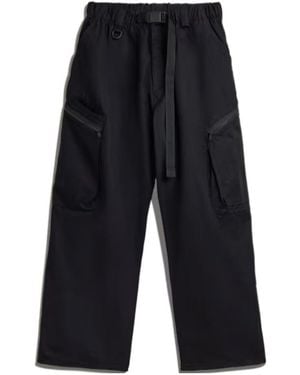Y-3 Buckle Detailed Pants - Blue