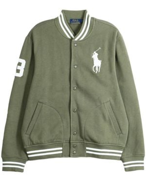 Polo Ralph Lauren Pony Embroidered Varsety Jacket - Green