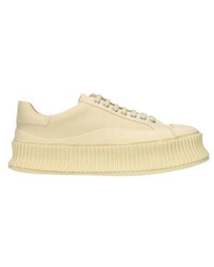 Jil Sander Lace-Up Low-Top Casual Sneakers - Natural