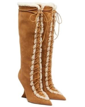 Paris Texas Versatile Knee-High Boots - Brown