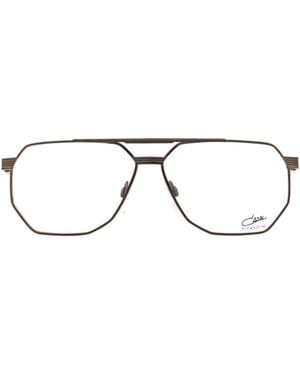 Cazal Geometric Frame Glasses - Metallic