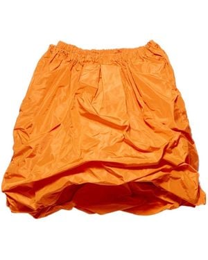 Prada Technical Taffeta Skirt - Orange