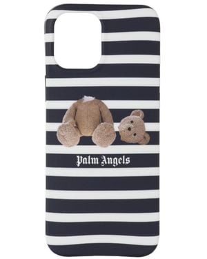 Palm Angels Logo Iphone 12 Pro Max Mobile Phone Case - Blue
