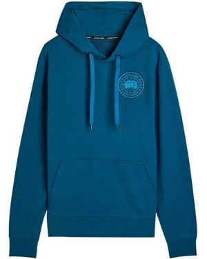 Canada Goose Mid-Weight Pure Cotton Hoodie - Blue
