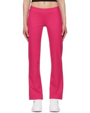 Versace Jeans Couture Logo Crystal Joggers - Pink