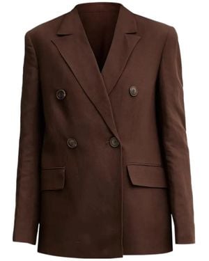 Twinset Double-Breasted Blazer - Brown