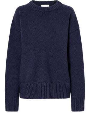 The Row Crew Neck Jumper - Blue