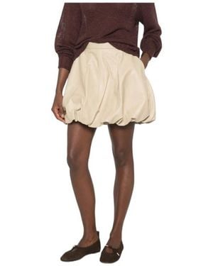 By Malene Birger Zippered Skirt - Natural