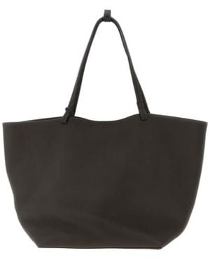 The Row Double Handle Handbag - Black