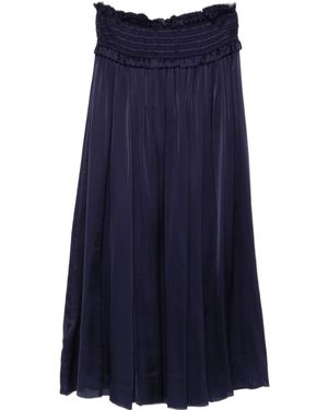 Zimmermann Dream Ruffled Shirred Skirt - Blue
