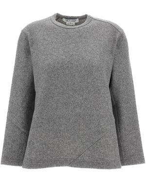 Comme des Garçons Long-Sleeved Crewneck Sweatshirt - Grey