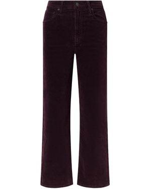 Citizens of Humanity Corduroy Straight-Leg Trousers - Purple