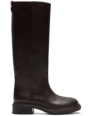 Casadei Concept Symphony Lug-Sole Boots - Black