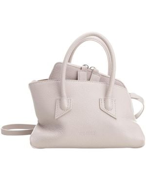 The Attico The La Passeggiata Mini Top Handle Bag - Grey