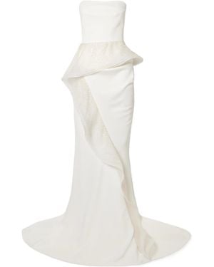 Maticevski Strapless Dress - White