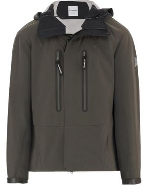 and wander Hooded Jacket - Black