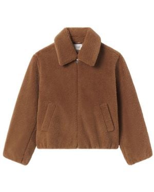FRAME Long-Sleeved Collared Jacket - Brown