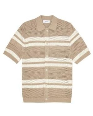 Les Deux Gianni Striped Shirt - Natural