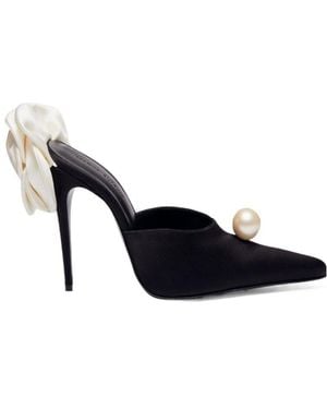 Magda Butrym Pointed-Top Slip-On Sandals - Blue