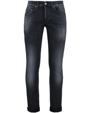 Dondup Faded-Detail Denim Pants - Blue