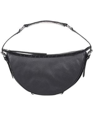 BY FAR Gib Zipped Shoulder Bag - Blue