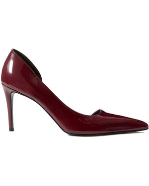 KHAITE Jett Dorsay Pointed Toe Pumps - Red